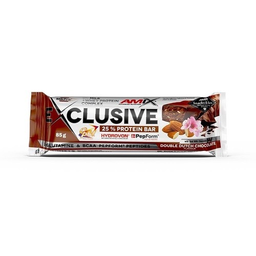 Amix Exclusive Protein Bar - 85g - Double Dutch Chocolate